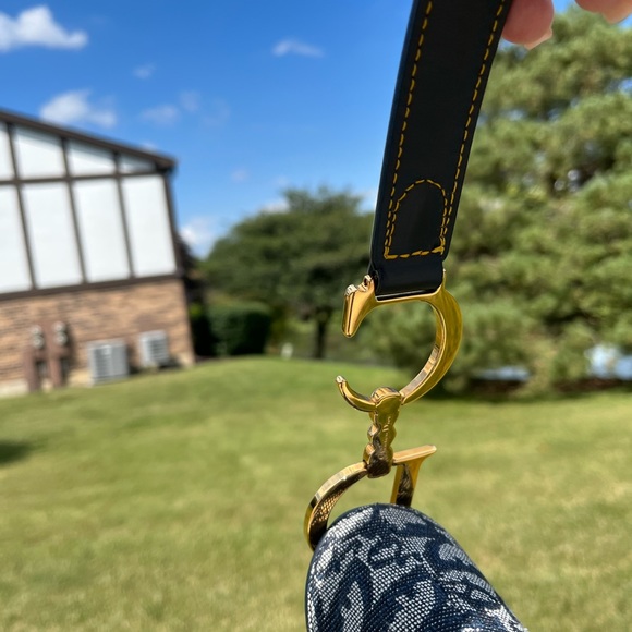 AUTHENTIC CHRISTIAN DIOR SADDLE BAG - Picture 6 of 14